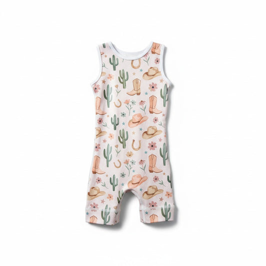 Western Bloom - Girls Youth Wrestling Singlet