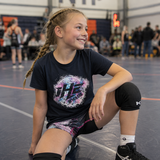 In Her Era Kids Youth Wrestling T-Shirt