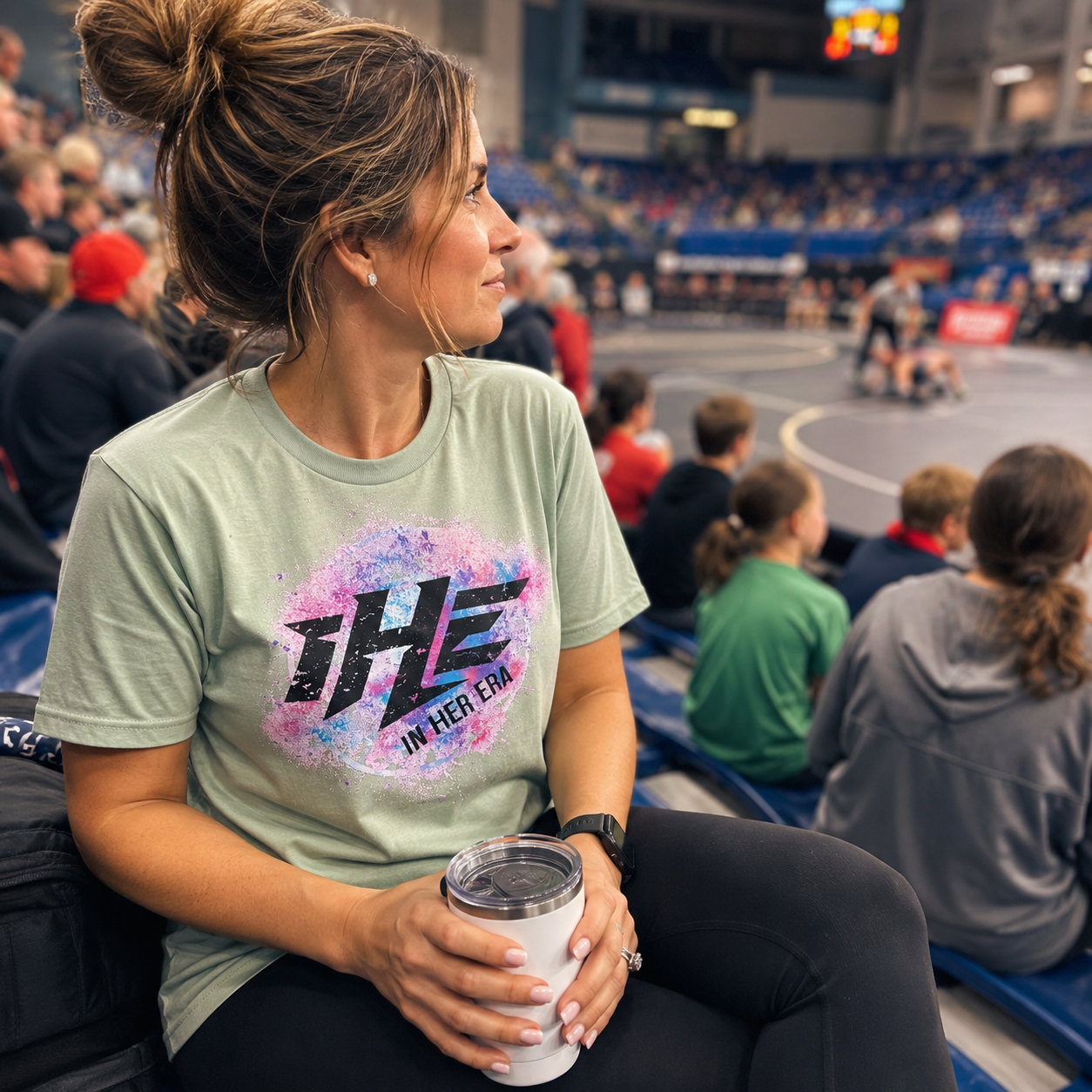 In Her Era Adult Unisex Softstyle Wrestling T-Shirt