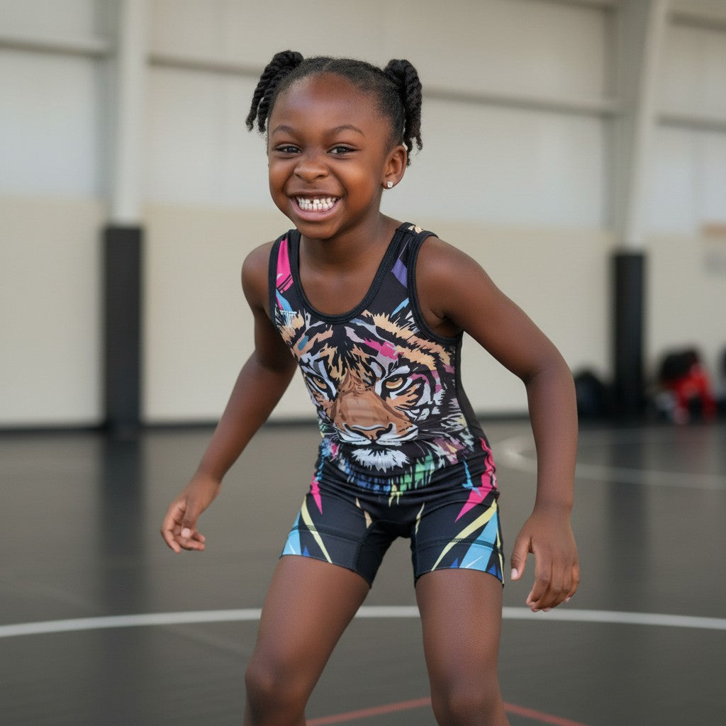 Uncaged - Girls Youth Wrestling Singlet