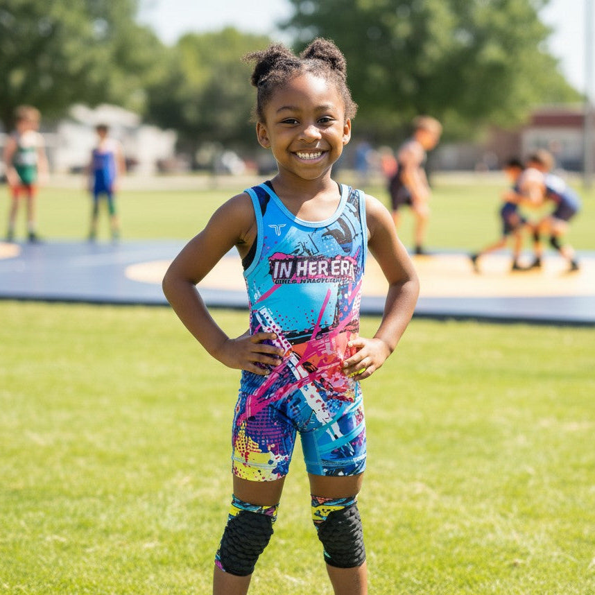 Mat Riot - Girls Youth Wrestling Singlet