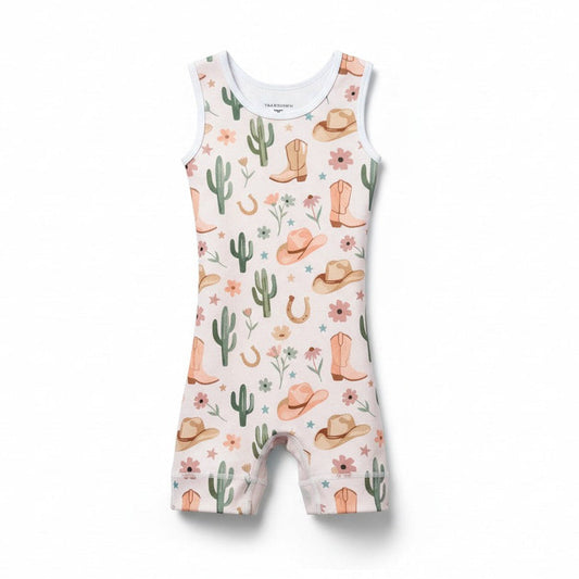 Western Bloom - Girls Youth Wrestling Singlet