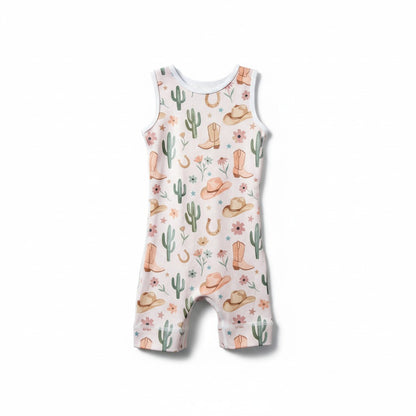 Western Bloom - Girls Youth Wrestling Singlet