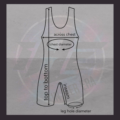 Western Bloom - Girls Youth Wrestling Singlet