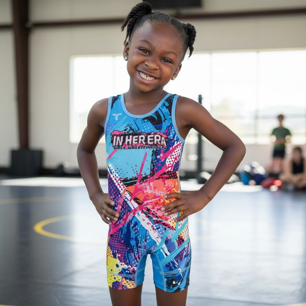 Mat Riot - Girls Youth Wrestling Singlet